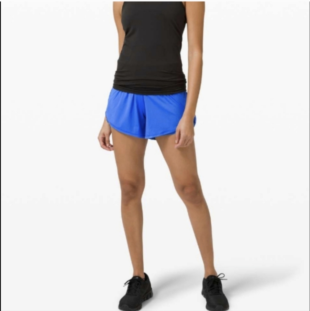 lululemon athletica Vibrant Blue Athletic Shorts - Picture 4 of 8
